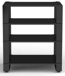 Blokhifi Blok Stax 2G 4 polcos hifi állvány - fekete