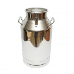  Bidon de inox pentru lapte cu capac 40L aparat de muls vaci Breckner Germany