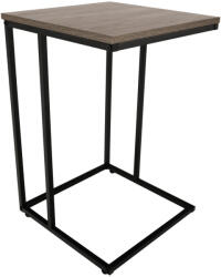 TEMPO KONDELA Konzolasztal, Tölgy/Fekete, Kala