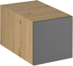 Tempo Felső Szekrény, Artisan Tölgy/Szürke Matt, Langen N40