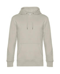 B&C Collection Uniszex kapucnis hosszú ujjú pulóver B and C KING Hooded M, Szürke köd