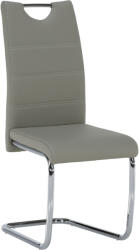 TEMPO KONDELA Étkezőszék, Világosszürke/Világos Varrás, Abira New