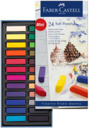 Faber-Castell Creioane Colorate Faber-Castell FC128224 Pastel Soft Mini, 24 culori (FC128224)