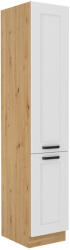 Tempo Magas Szekrény, Fehér/Artisan Tölgy, Lula 40 DK-210 2F