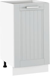 Tempo Alsó Szekrény, Világosszürke/Fehér, Julia Typ 54