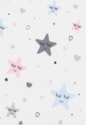  Gyerekszőnyeg - Csillag Mintás - Krém - 160x230 cm