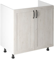 Tempo Alsó Mosogatószekrény, Fehér/Északi Sosna, Royal D80Z