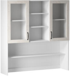 Tempo Kombinált Felsőszekrény, Fehér/Sosna Északi, Royal K120