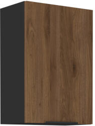 Tempo Felső Szekrény, Okapi Dió/Fekete, Menzo 50 G-72 1F