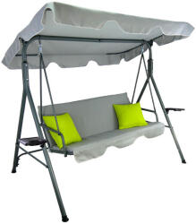 Garden Line Sersimo Vicenza kerti hintaágy, 3 személyes, 220kg, szürke (KRE9987)