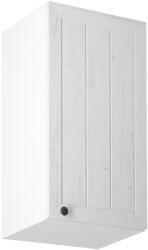 Tempo Felsőszekrény G40, Jobbos, Fehér/Sosna Andersen, Provance