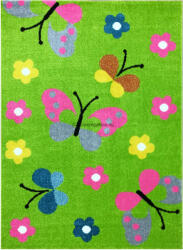  Trendy Kids Zöld pillangós D237A szőnyeg 160x230 cm