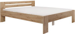 TEMPO KONDELA Ágy, 180x200, Artisan Tölgy, Basis - fizz
