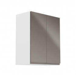 Tempo Felsőszekrény, Fehér/Szürke Extra Magasfényű, Aurora G602F