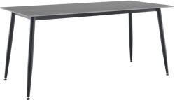 TEMPO KONDELA ÉtKerekezőasztal, SzürKereke Márvány/FeKerekete, 160x80 cm, Florenc Typ 2