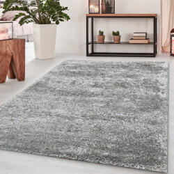 Budapest Carpet Egyszínű Shaggy Caren 5121 L. Szürke 60x220 cm Szőnyeg