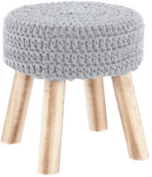 TEMPO KONDELA Ülőke, Szürke Pamut, Naida