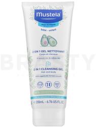 Mustela Bébé 2-In-1 Hair & Body Shampoo sampon és tusfürdő 2in1 gyerekeknek 200 ml