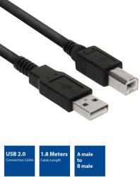 Eminent USB 2.0 cablu de conectare A male - USB B male 3m Negru (EC2403)