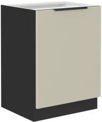 Tempo Alsó Szekrény, Kasmír/Fekete, Araka 60 D 1F BB