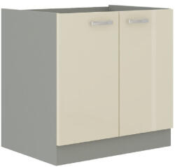 Tempo Alsó Mosogató Szekrény, Magas Fényű Bézs, Prado 80 Zl 2F BB