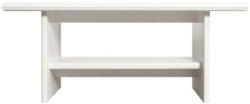 TEMPO KONDELA Dohányzóasztal, Alpesi Fehér, Kentak Law