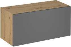 Tempo Felső Szekrény, Artisan Tölgy/Szürke Matt, Langen G80K