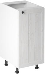 Tempo Alsószekrény D40, Jobbos, Fehér/Sosna Andersen, Provance