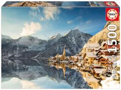 Educa Puzzle Educa din 1500 piese - Iarna în Hallstatt (EDU20284) Puzzle