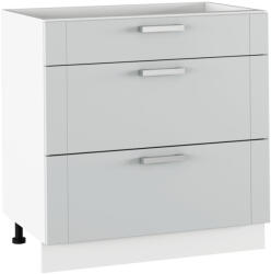 Tempo Alsó Szekrény, Világosszürke/Fehér, Julia Typ 61