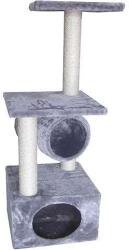EBI - Mačací strom CLASSIC RODO - 3 úrovne - 38x38x110cm - šedá