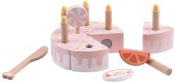 Classic World Set din lemn Classic World - Tort de aniversare, cu accesorii (CW50565) Bucatarie copii