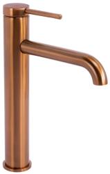 Rea Spot Copper Brush magasított mosdó csaptelep, szálcsiszolt réz REA-B2069 (REA-B2069)