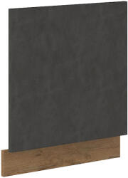 Tempo Előlap Mosogatógéphez, Szürke Matt/Tölgy Lancelot, Vega Zm 570x596