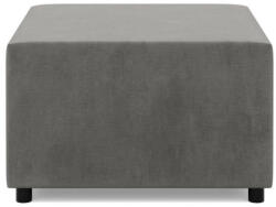 Greensite Zeus Puff, Bársony, 70x70, Világosszürke