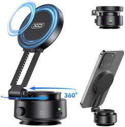 XO C168 mágneses autós tartó (tapadókorongos) (Fekete)