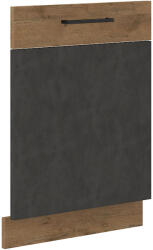 Tempo Előlap Mosogatógéphez, Szürke Matt/Tölgy Lancelot, Vega Zm 713x596