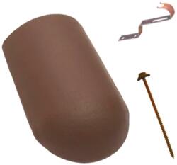 Terrán Danubia kezdő kúpcserép ColorSystem barna (rögzítővel és csavarral) (543401)