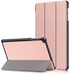 Gigapack Samsung Tab A 10.1 LTE (2019) GIGAPACK Tok álló, bőr hatású FLIP, asztali tartó, ROZÉARANY GP-87895 (GP-87895)