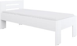 TEMPO KONDELA Ágy, 90x200, Fehér, Basis - fizz