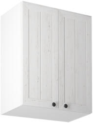 Tempo Felsőszekrény G60, Fehér/Sosna Andersen, Provance