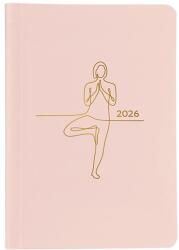 TopTimer Határidőnapló TOPTIMER Pastel P015 A/5 heti fehér lapos rózsaszín 2026. T015P-00E (T015P-00E)