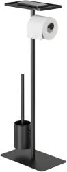 Sealskin Brix wc-papírtartó wc-kefével fekete 800788 (800788)