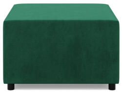 Greensite Zeus Puff, Bársony, 70x70, Zöld