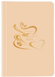 TopTimer Határidőnapló TOPTIMER Pastel P015 A/5 heti fehér lapos lazac 2026. T015P-009 (T015P-009)