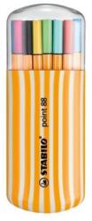 STABILO Set de markeri STABILO "Point 88 Zebrui", 0, 4 mm, 20 de culori diferite, 20 buc