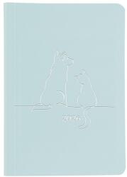 TopTimer Határidőnapló TOPTIMER Pastel P015 A/5 heti fehér lapos kék 2026. T015P-004 (T015P-004)