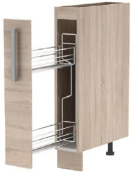 Tempo Szekrény Kihúzható Kosárral 1 DV, Tölgy Sonoma, Nova Plus NOPL-066-Vk