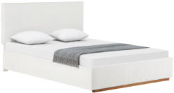 TEMPO KONDELA Ágy Ráccsal és Tárolóval, 160x200, Fehér, Nuvola - fizz