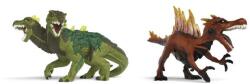 Schleich Dinozaur de foc versus Șopârlă din junglă (OLP102670834) Figurina